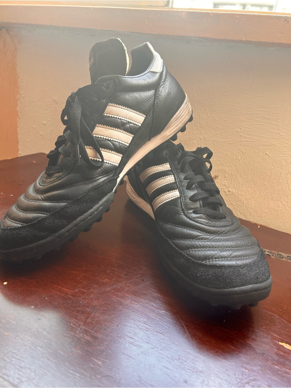 Adidas Copa Mundial size 12.5, can easily fit size 13
